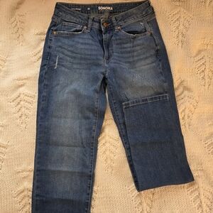 Sonoma Women's Classic Blue Straight Leg Jeans